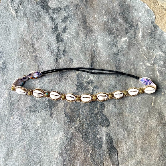 New🌟Anthropologie Cowrie Shell Headband - Picture 5 of 5